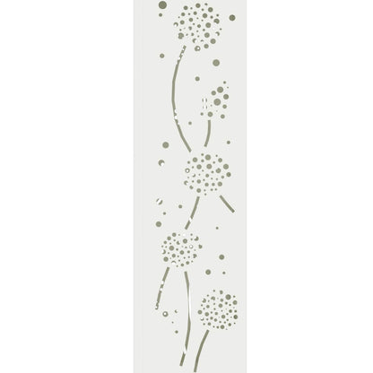 Solar Led Pad Licht 2 Pcs Koudgewalst Staal 18 x 18 x 80 cm Wit Paardenbloem patroon