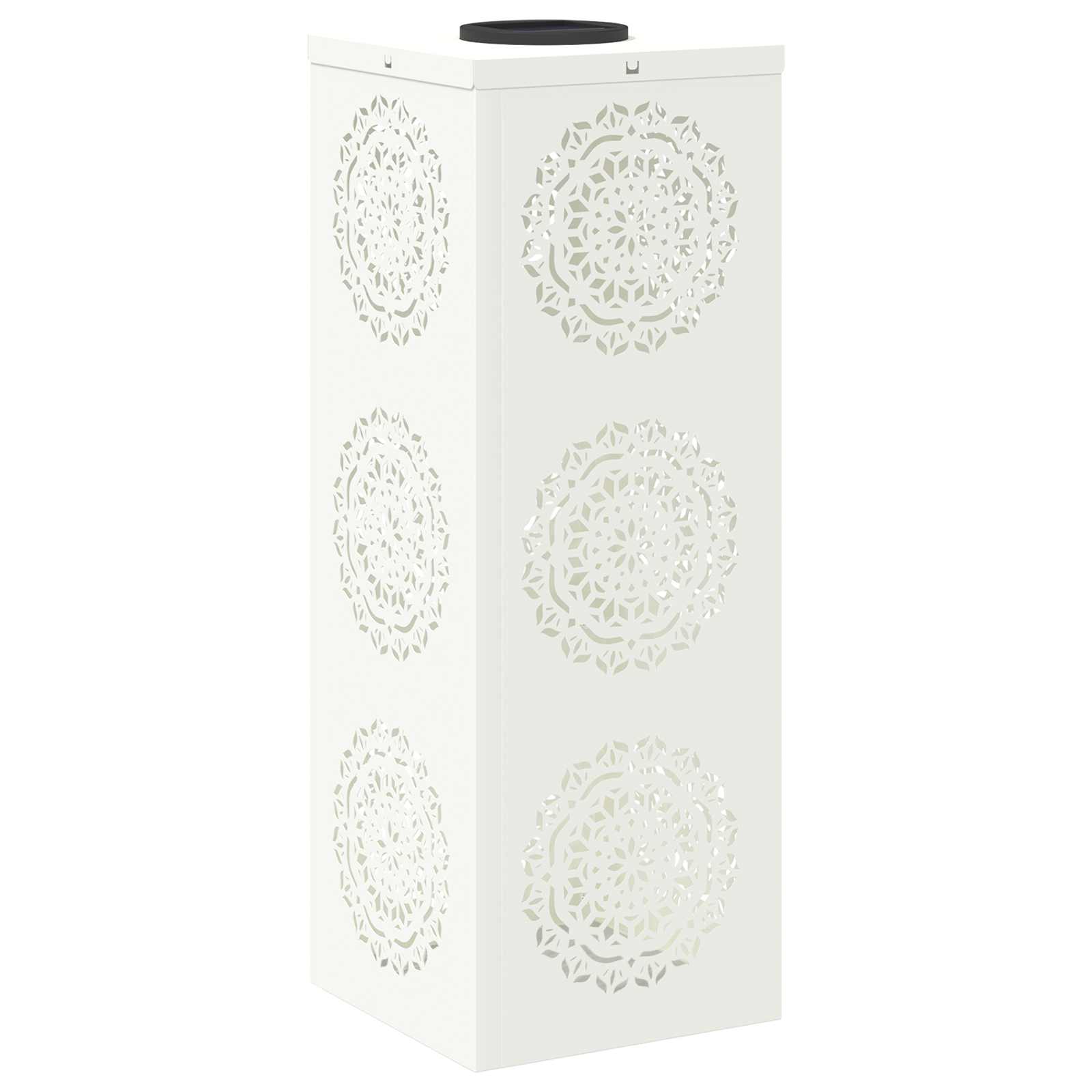 Solar LED Pad Licht 2 pcs Wit Koudgewalst staal