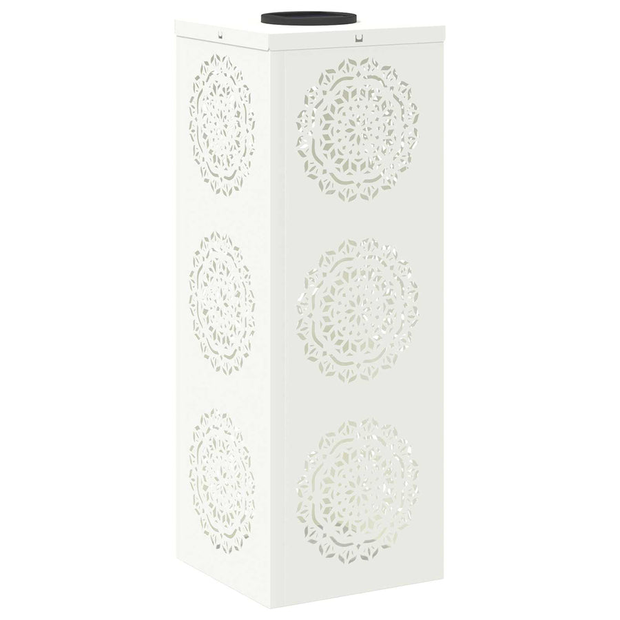 Solar LED Pad Licht 2 pcs Wit Koudgewalst staal