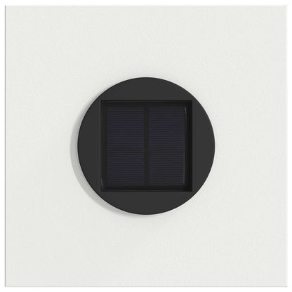 Solar LED Pad Licht 2 pcs Wit Koudgewalst staal