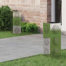 Solar LED Pad Licht 2 pcs Roestvrij staal Roestvrij staal