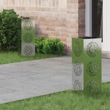 Solar LED Pad Licht 2 pcs Gegalvaniseerd Gegalvaniseerd
