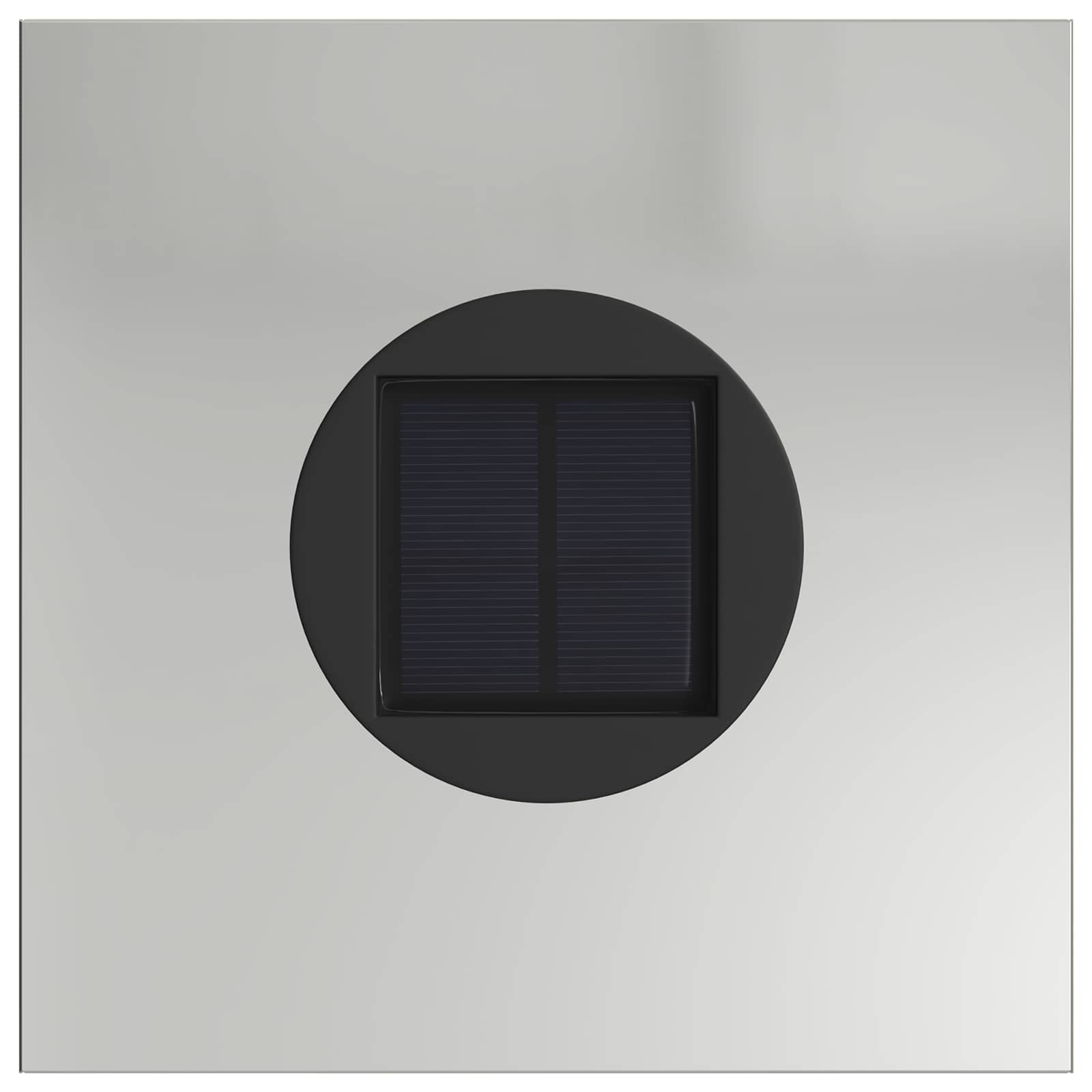 Solar LED Pad Licht 2 pcs Gegalvaniseerd Gegalvaniseerd