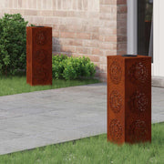 Solar LED padverlichting Cortenstaal 2 stuks