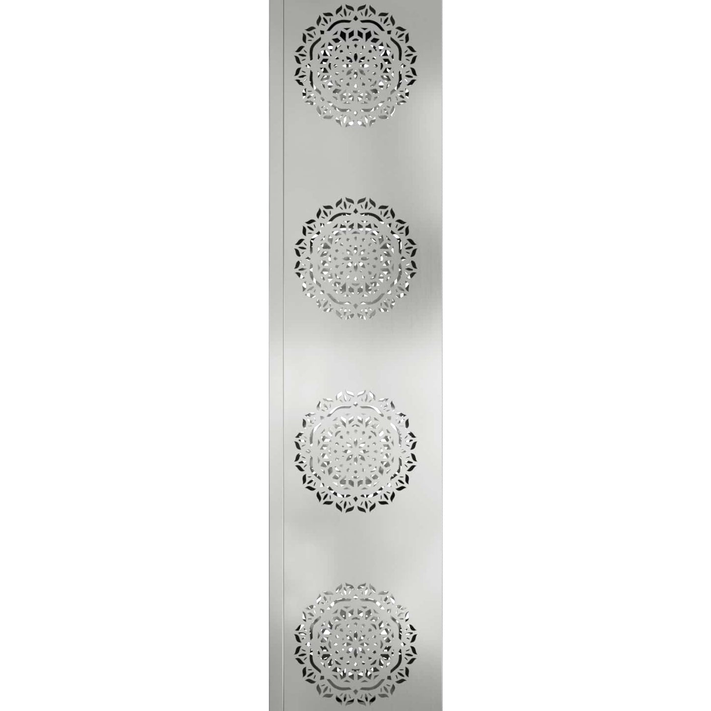 Solar LED Pad Licht 2 pcs Gegalvaniseerd Gegalvaniseerd