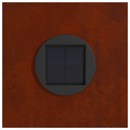 Solar LED Pad Licht 2 pcs Cortenstaal Cortenstaal