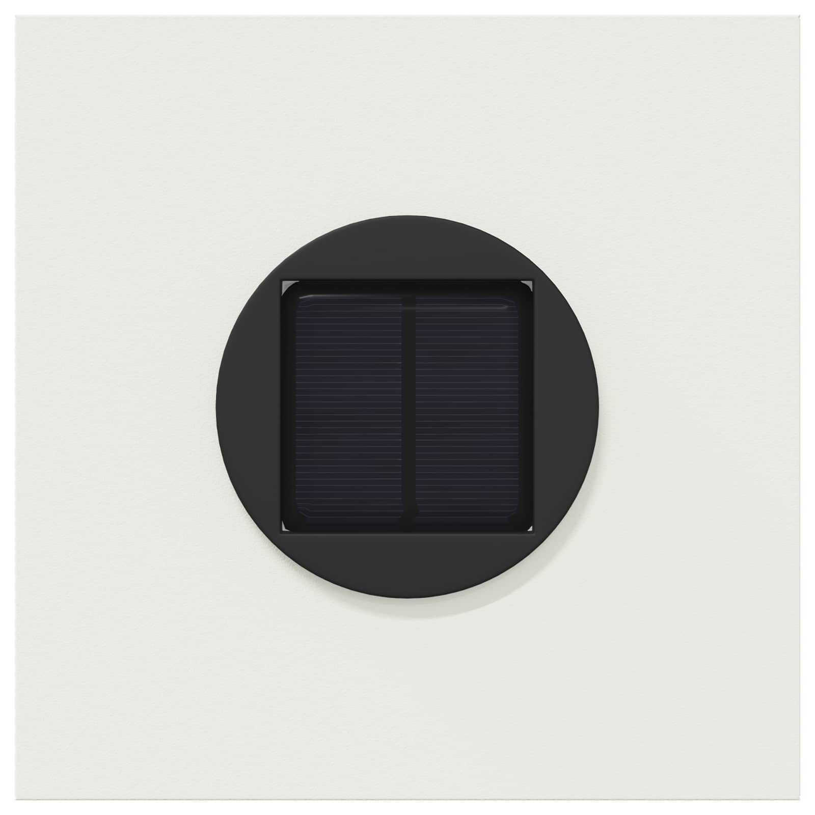Solar LED Pad Licht 2 pcs Wit Koudgewalst staal