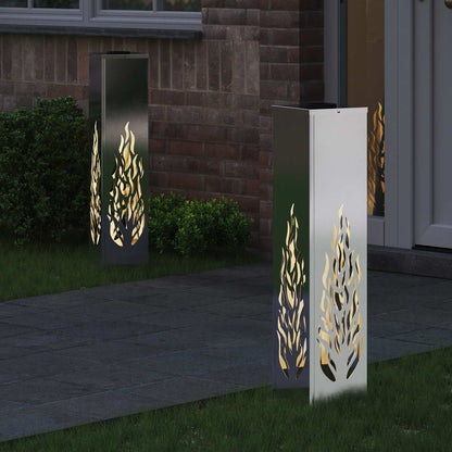 Solar LED Pad Licht 2 pcs Roestvrij staal Roestvrij staal