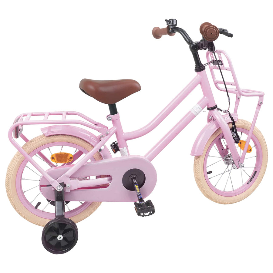 Kinderfiets 12 Inch voor 2-4 jaar oud Lichtroze