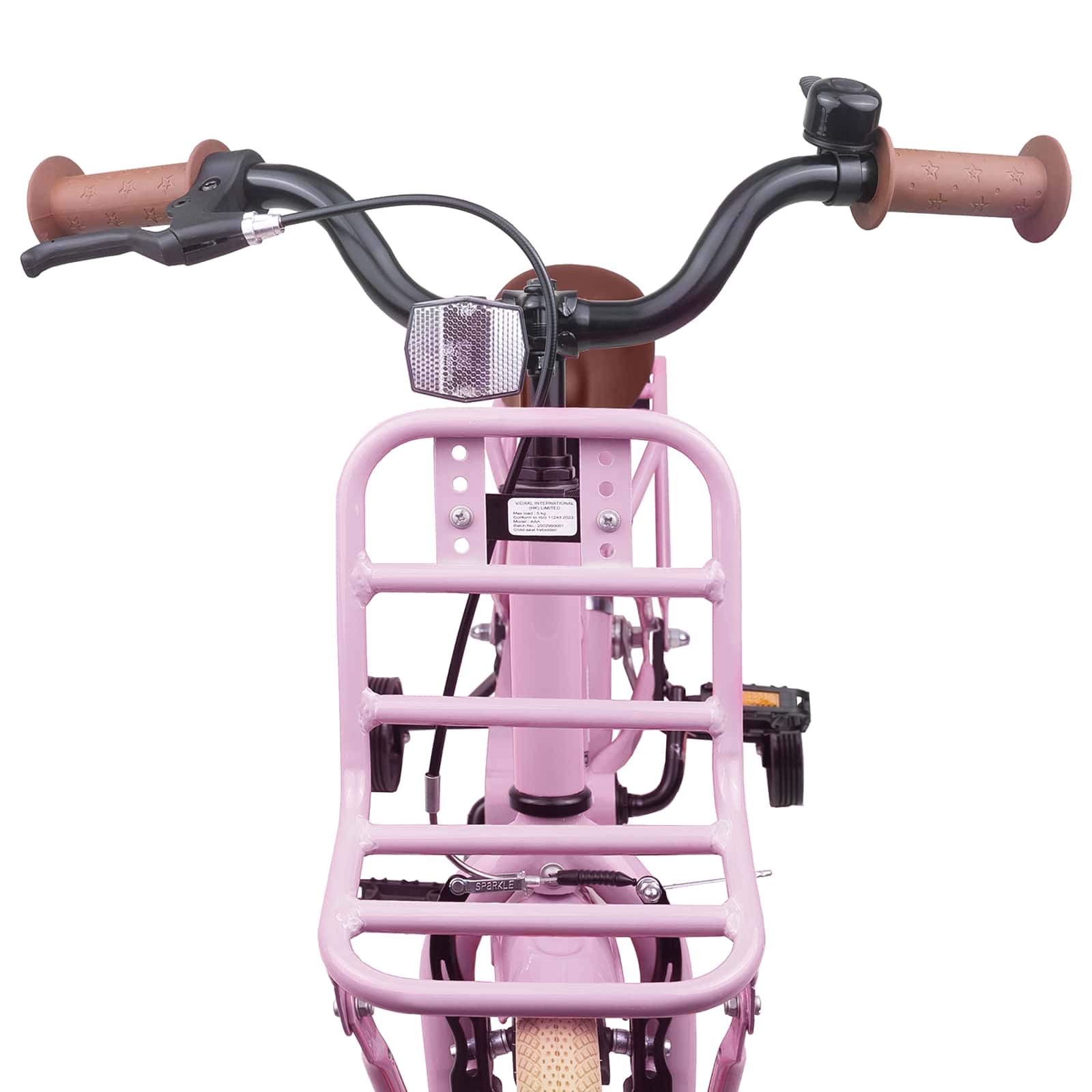 Kinderfiets 16 Inch voor 4-6 jaar oud Lichtroze