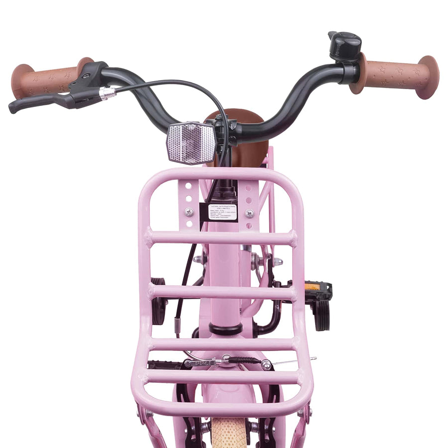 Kinderfiets 16 Inch voor 4-6 jaar oud Lichtroze