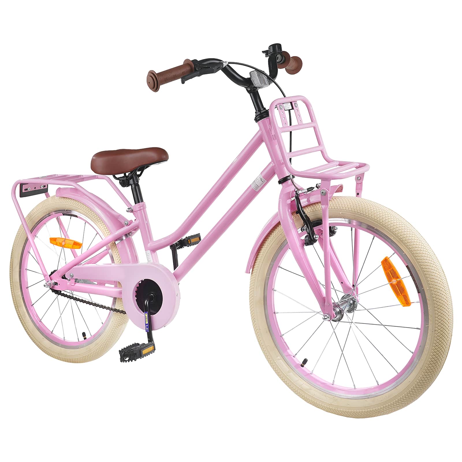 Kinderfiets 22 Inch voor 7-12 jaar oud Lichtroze