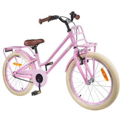 Kinderfiets 22 Inch voor 7-12 jaar oud Lichtroze