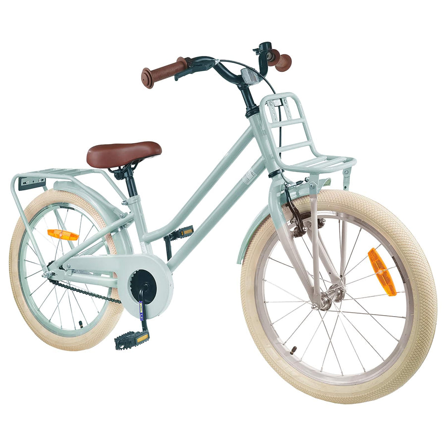 Kinderfiets 18 Inch voor 5-7 jaar Lichtgroen