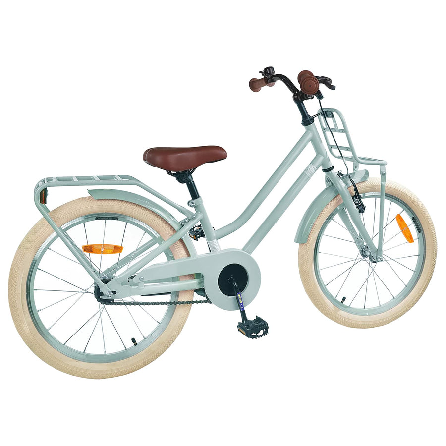 Kinderfiets 18 Inch voor 5-7 jaar Lichtgroen