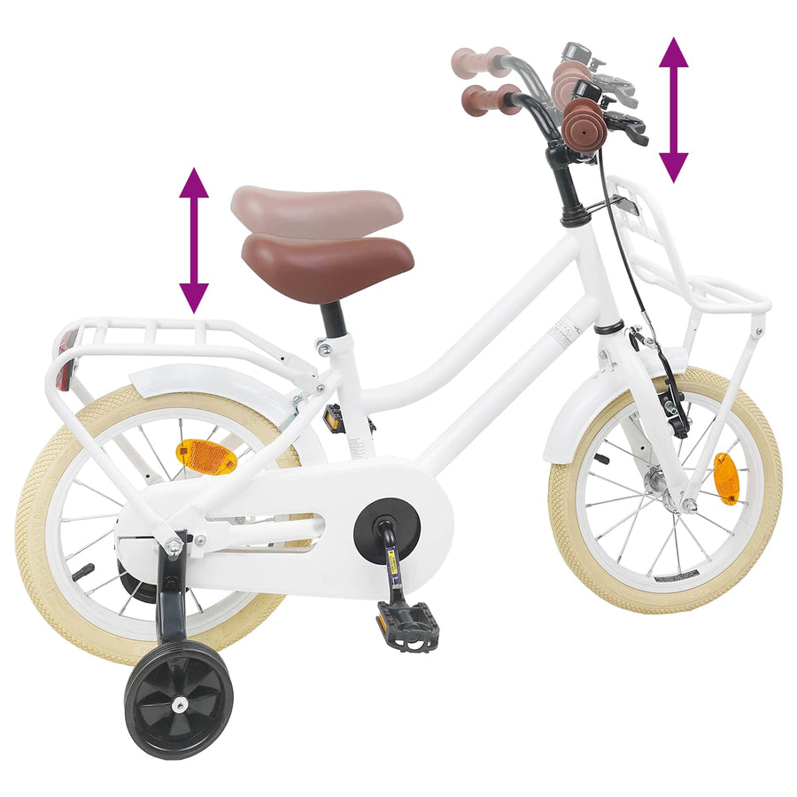 Kinderfiets 16 Inch voor 4-6 jaar oud Wit