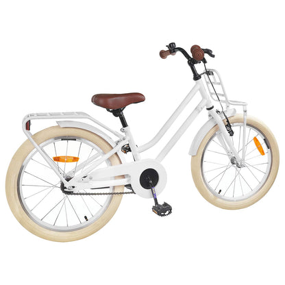 Kinderfiets 18 Inch voor 5-7 jaar Wit