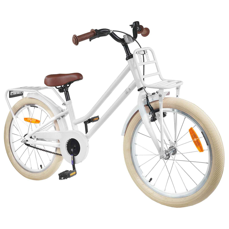 Kinderfiets 20 Inch voor 6-11 jaar oud Wit