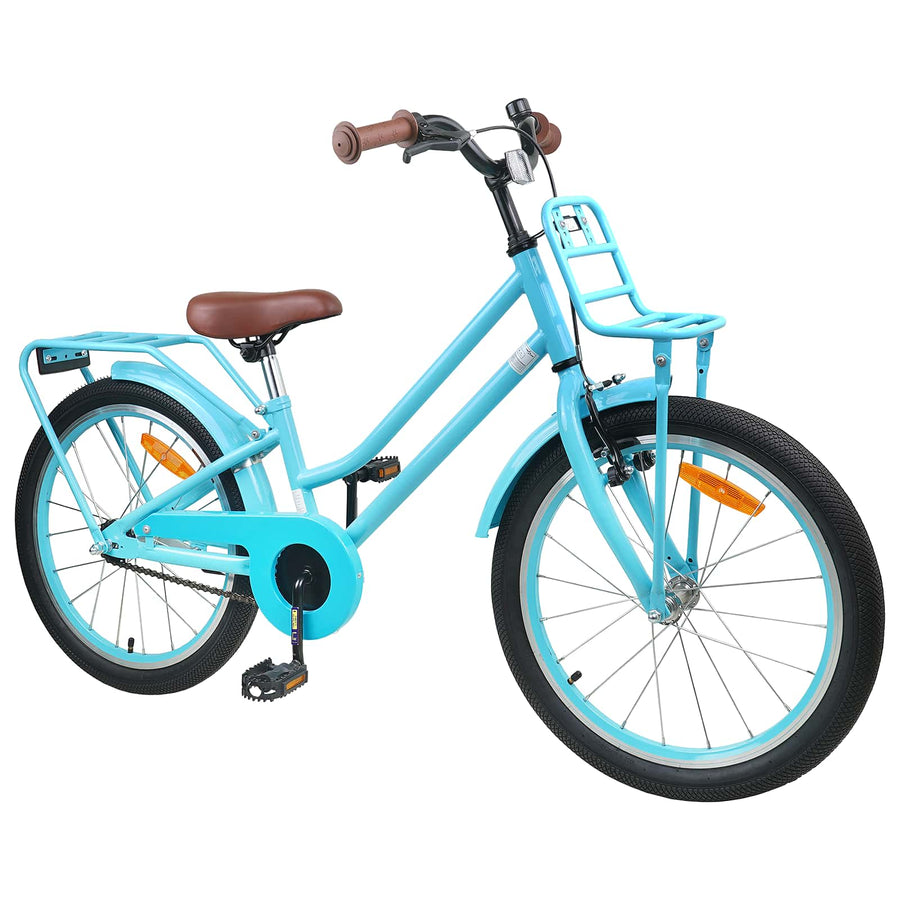 Kinderfiets 18 Inch voor 5-7 jaar Lichtblauw