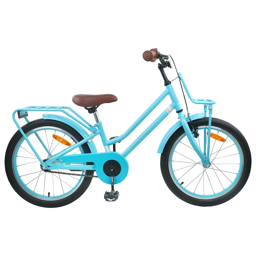 Kinderfiets 18 Inch voor 5-7 jaar Lichtblauw