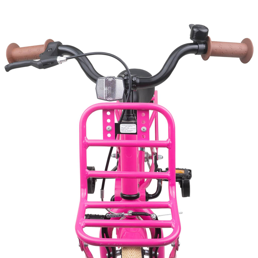 Kinderfiets 16 Inch voor 4-6 jaar oud Donkerroze