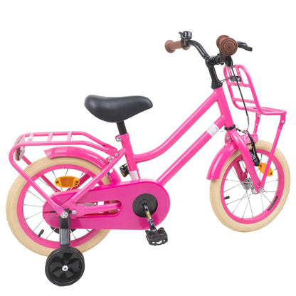 Kinderfiets 16 Inch voor 4-6 jaar oud Donkerroze