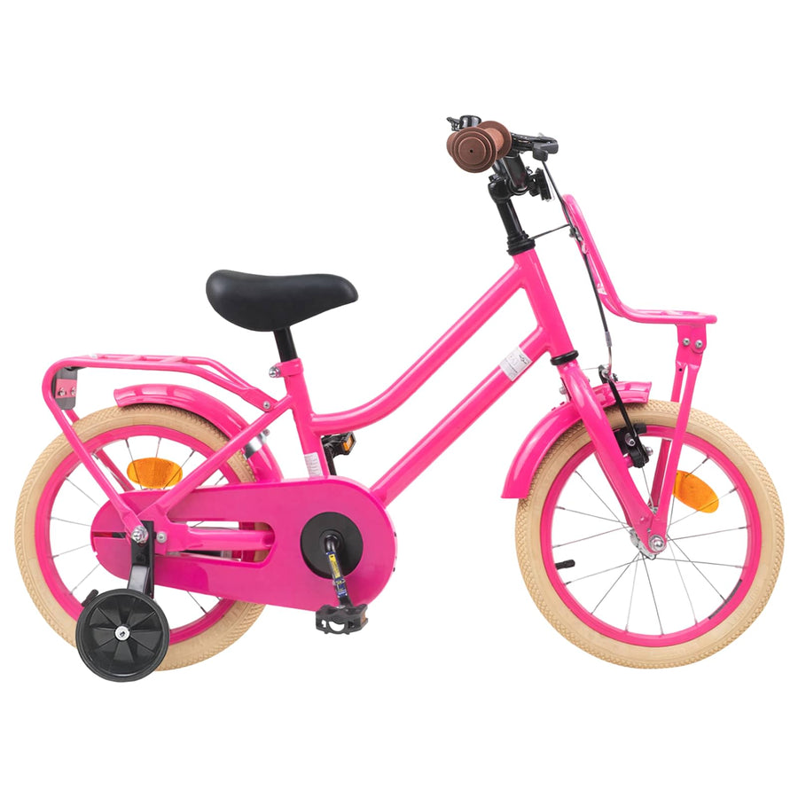 Kinderfiets 16 Inch voor 4-6 jaar oud Donkerroze