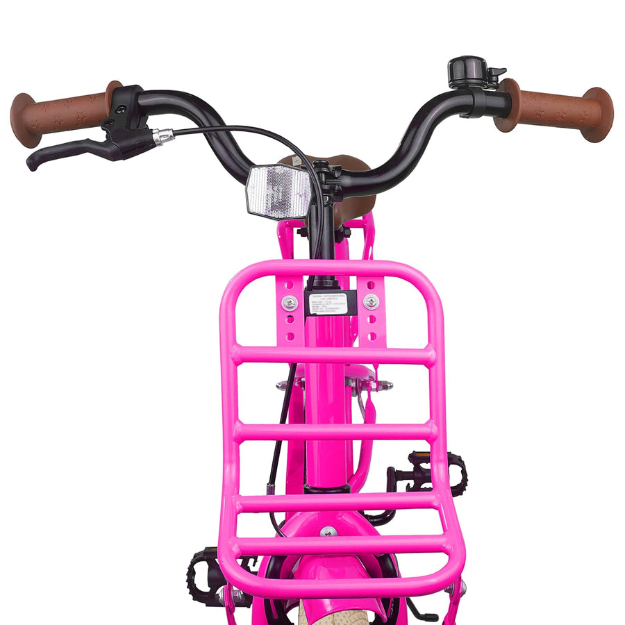 Kinderfiets 20 Inch voor 6-11 jaar oud Donkerroze