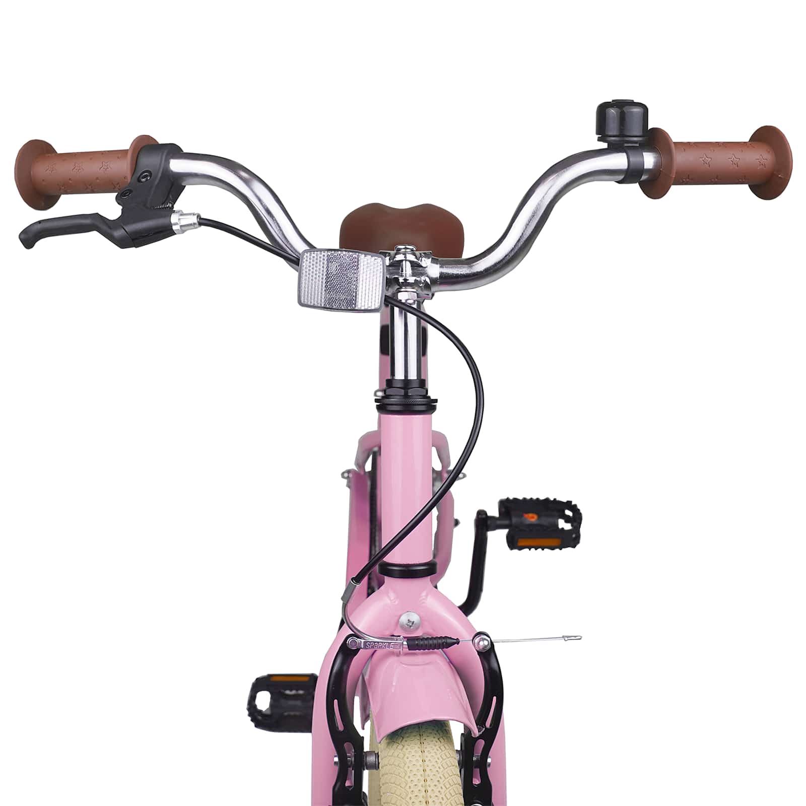 Kinderfiets 18 Inch voor 5-7 jaar Lichtroze