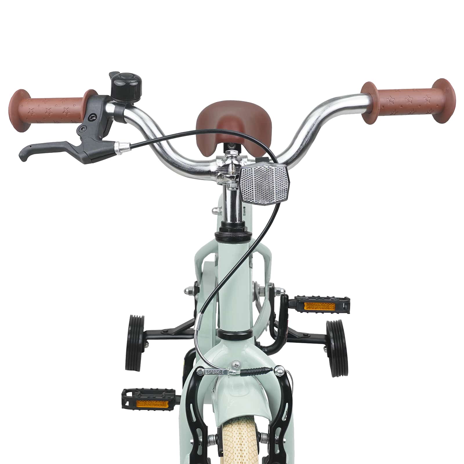 Kinderfiets 14 Inch voor 3-5 jaar oud Lichtgroen