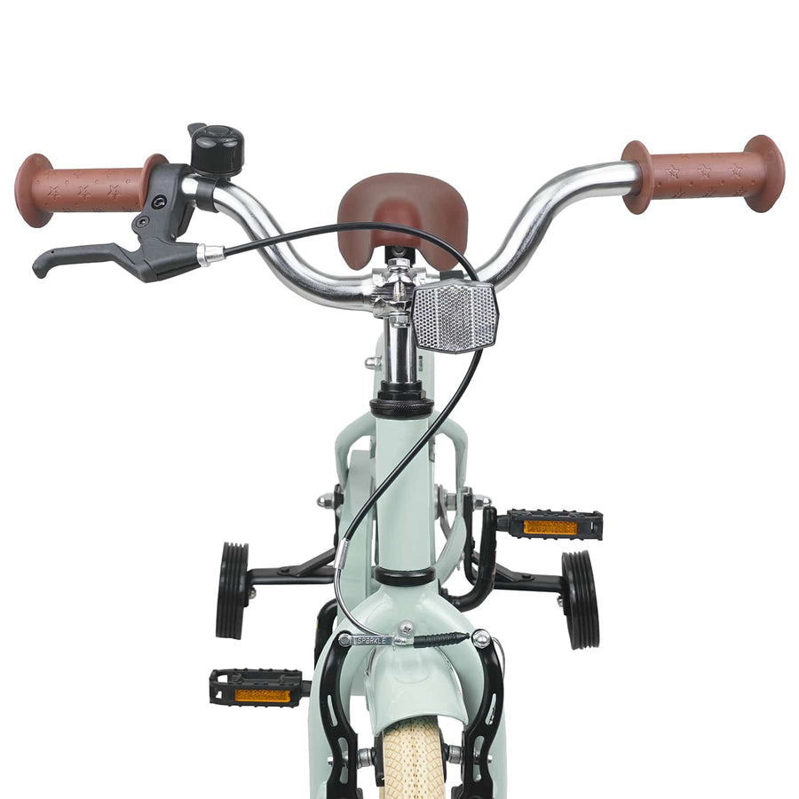 Kinderfiets 14 Inch voor 3-5 jaar oud Lichtgroen