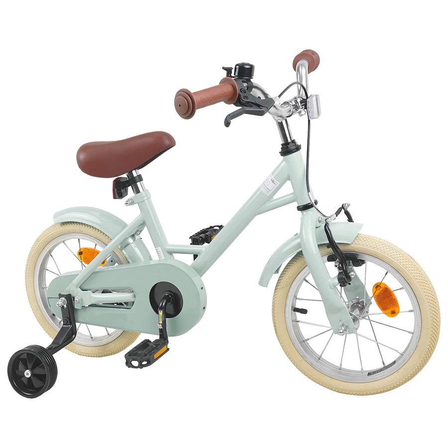 Kinderfiets 14 Inch voor 3-5 jaar oud Lichtgroen
