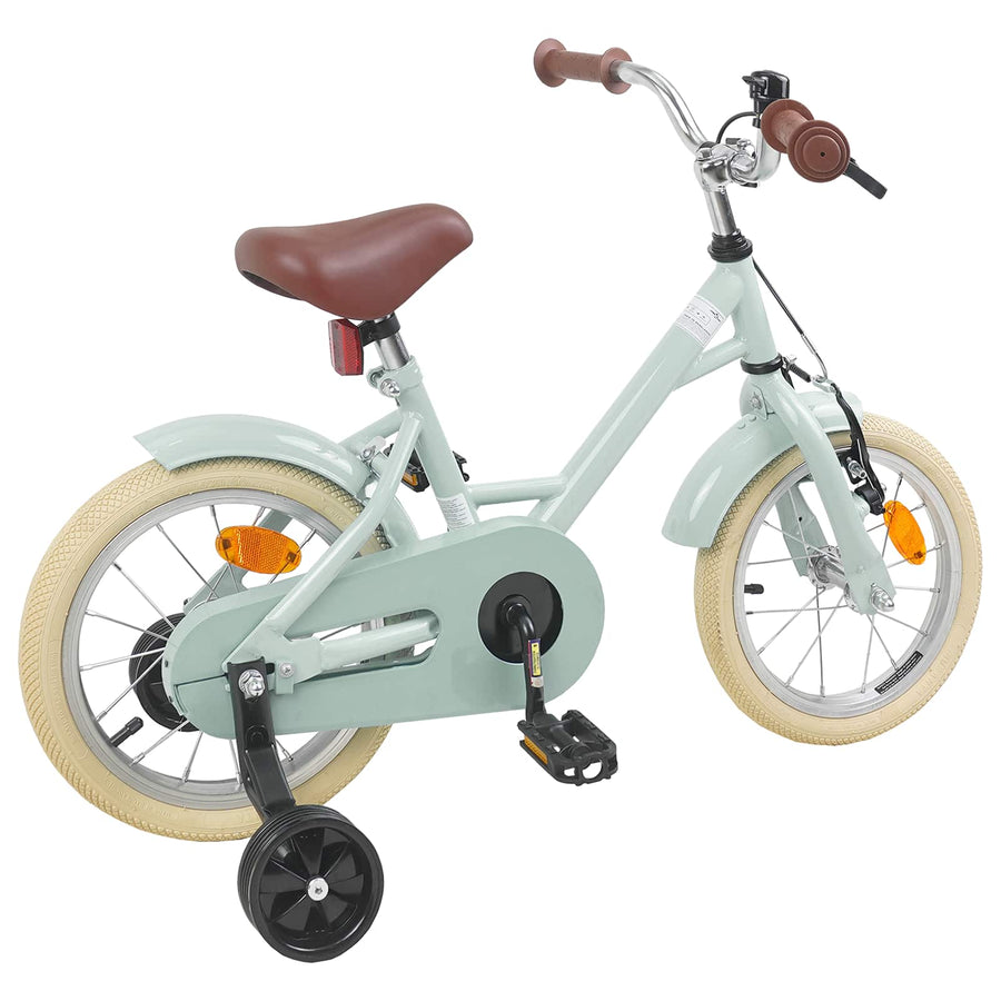 Kinderfiets 14 Inch voor 3-5 jaar oud Lichtgroen