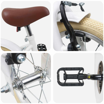 Kinderfiets 12 Inch voor 2-4 jaar oud Wit