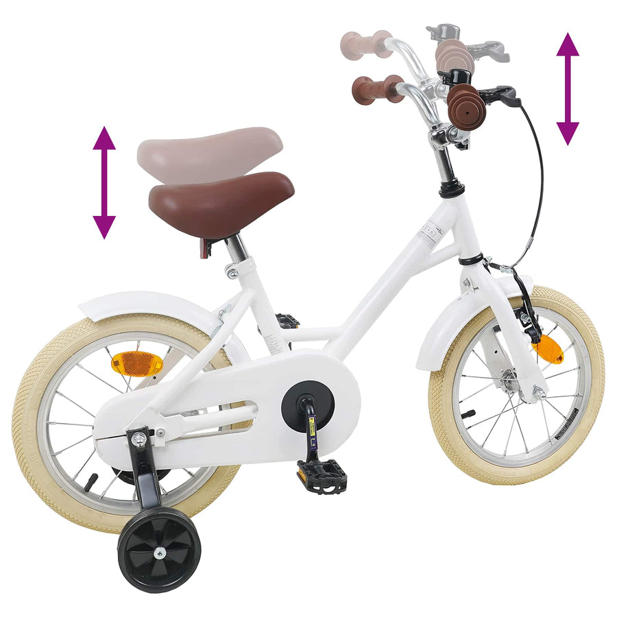 Kinderfiets 16 Inch voor 4-6 jaar oud Wit