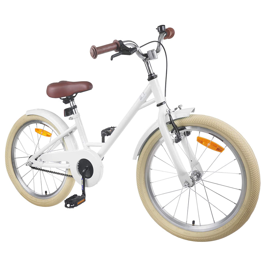 Kinderfiets 18 Inch voor 5-7 jaar Wit