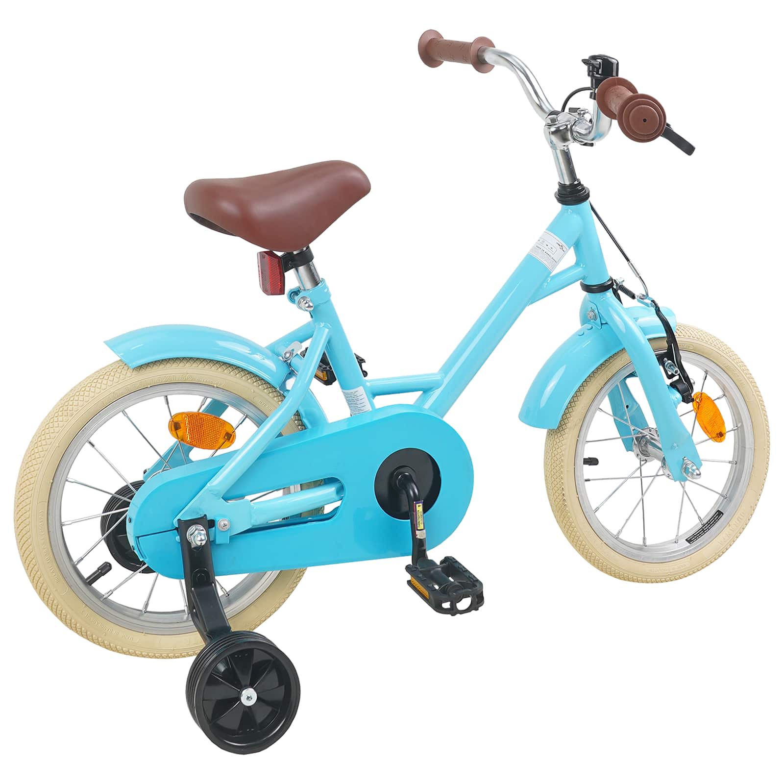 Kinderfiets 16 Inch voor 4-6 jaar oud Lichtblauw
