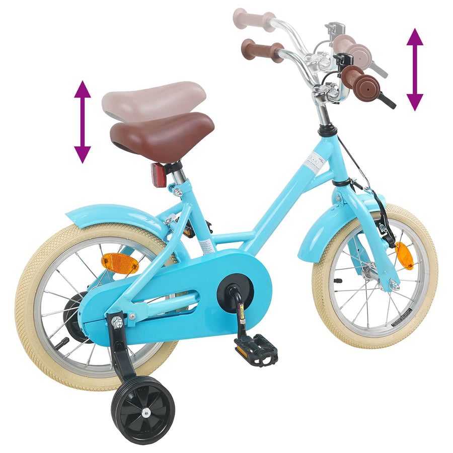 Kinderfiets 16 Inch voor 4-6 jaar oud Lichtblauw