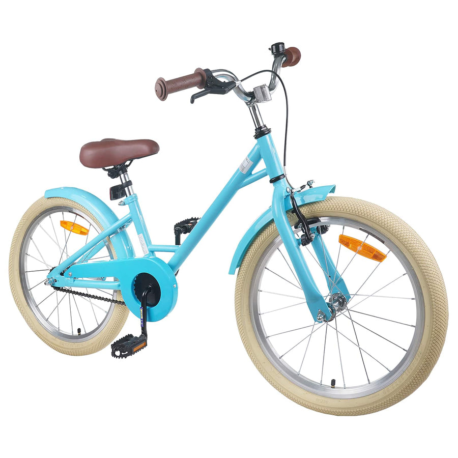 Kinderfiets 18 Inch voor 5-7 jaar Lichtblauw