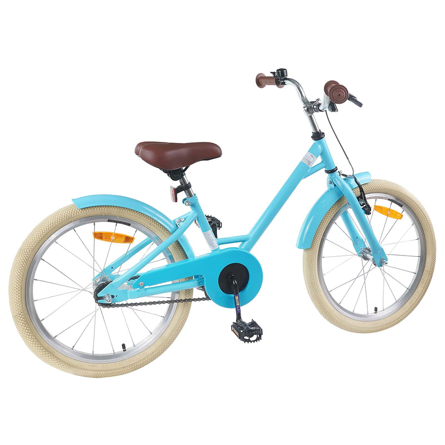 Kinderfiets 18 Inch voor 5-7 jaar Lichtblauw