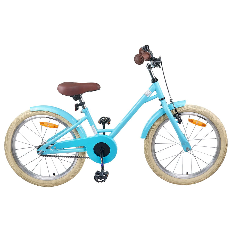 Kinderfiets 18 Inch voor 5-7 jaar Lichtblauw