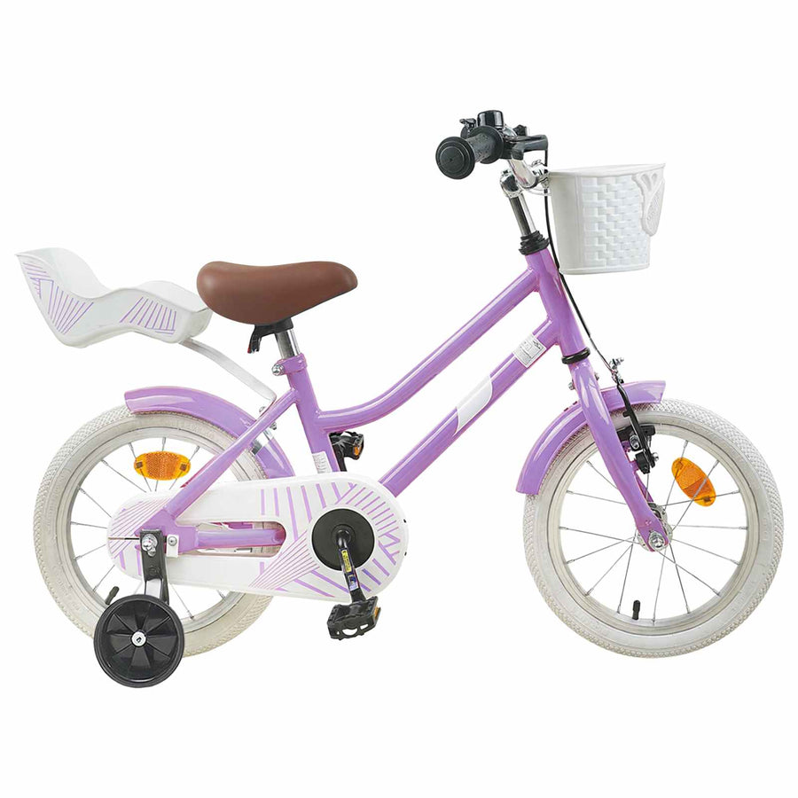 Kinderfiets 12 Inch voor 2-4 jaar oud Paars