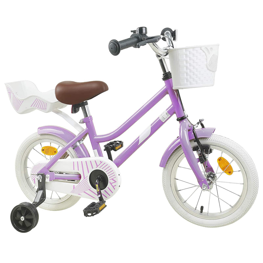 Kinderfiets 16 Inch voor 4-6 jaar oud Paars
