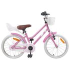 Kids' Bike 18 Inch for 5-7 Years Light Pink