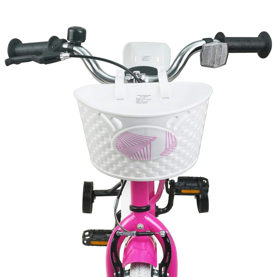 Kinderfiets 16 Inch voor 4-6 jaar oud Donkerroze