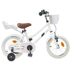 Kids' Bike 14 Inch for 3-5 Years Old White