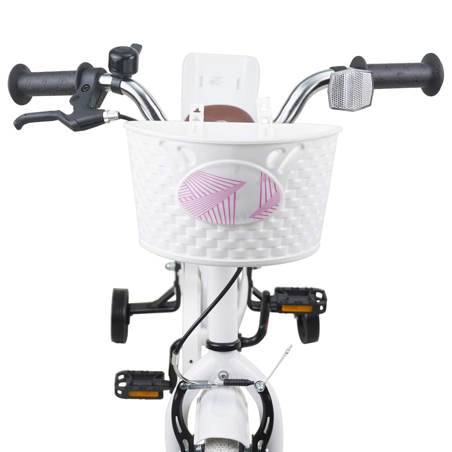 Kinderfiets 16 Inch voor 4-6 jaar oud Wit