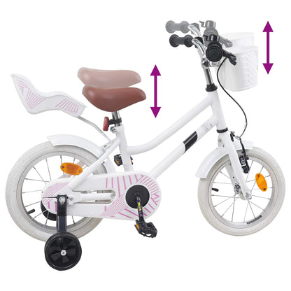 Kinderfiets 16 Inch voor 4-6 jaar oud Wit