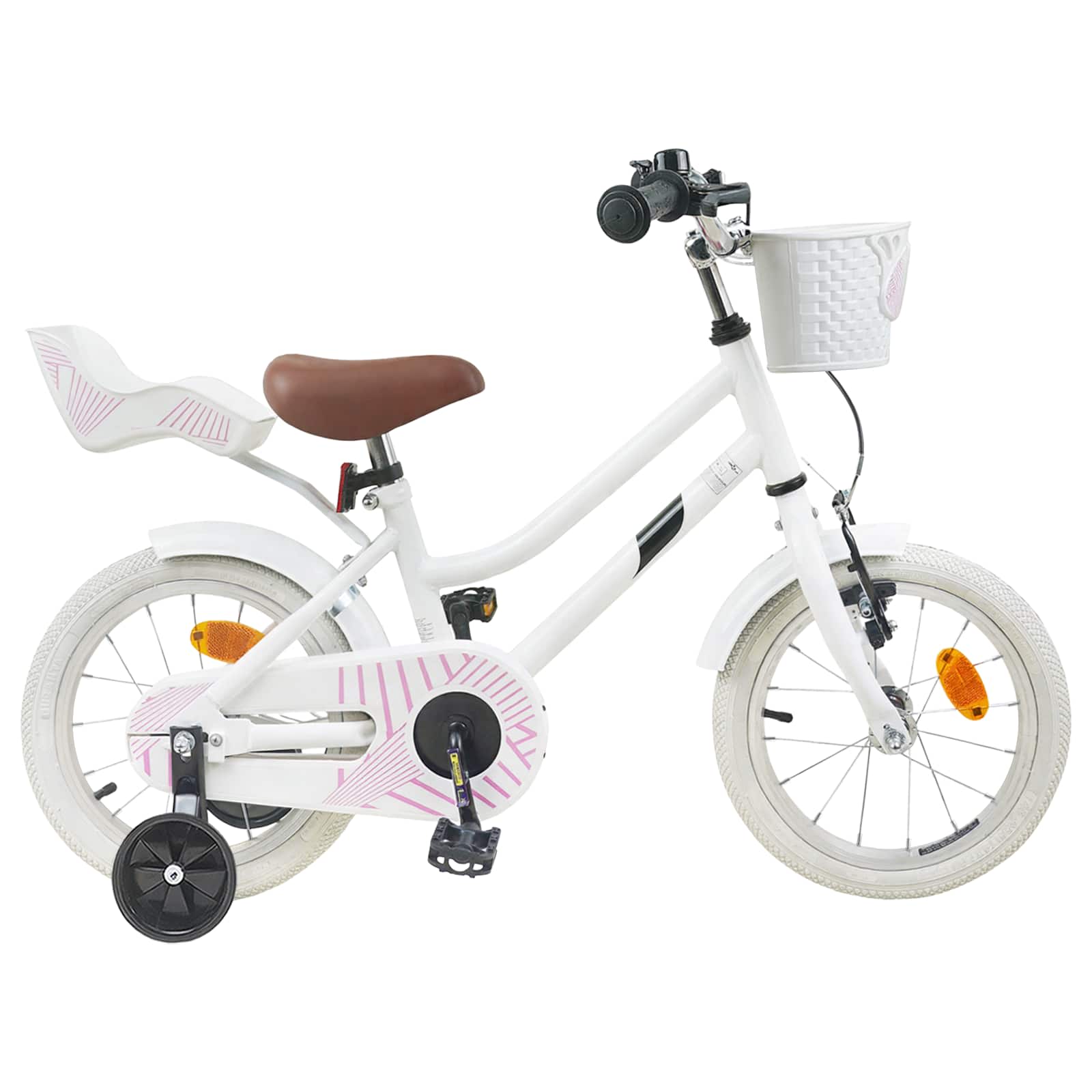 Kinderfiets 16 Inch voor 4-6 jaar oud Wit