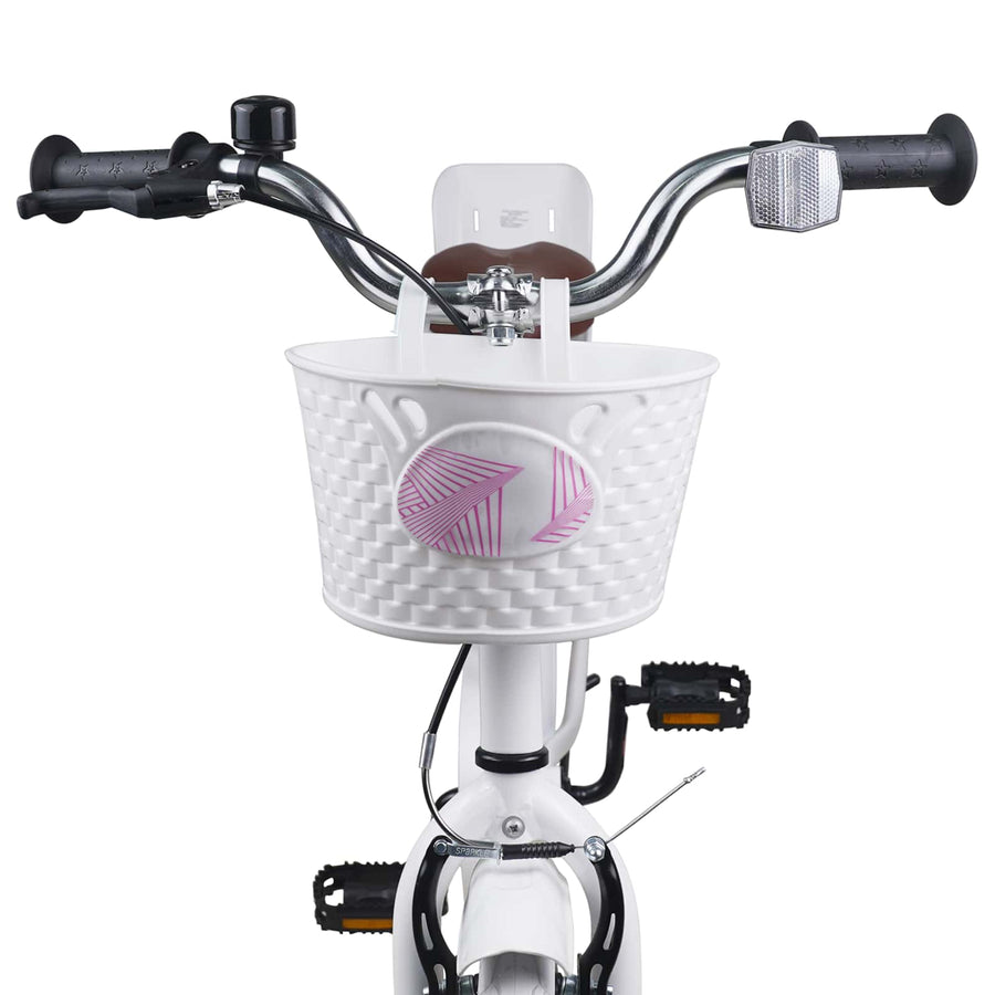 Kinderfiets 18 Inch voor 5-7 jaar Wit
